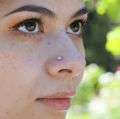 10 Pcs Rhinestone Piercing Nose Ring. 
