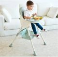 Portable 2-In-1 Baby High Chair with Adjustable Legs|Convertible Compact|Light Weight Highchair,Anti-slip Feeding Snack Booster Seat For Eating Sitting Dining Safety Belt PU Leather Toddlers Multicolor. 