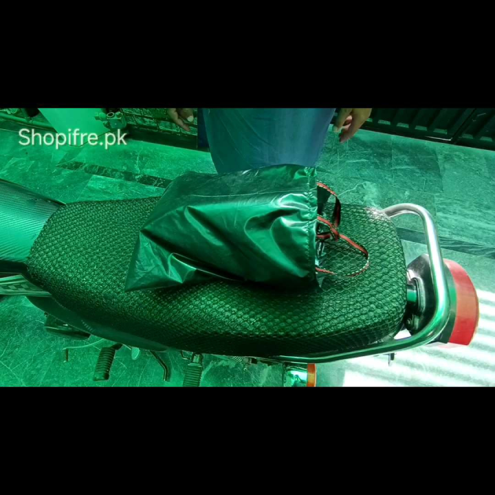 Full Size Motorcycle Motorbike 70 - 125cc Bike Cover Dust Proof Top Parking Cover