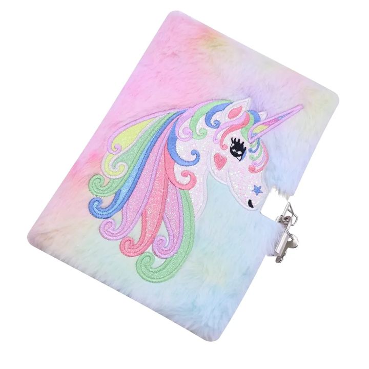 Lovely Animals Notebook Kids Plush Diary For Girls Teens Fuzzy Journal Writing Pad A5 Lined 160 Pages I418276939 - View #9