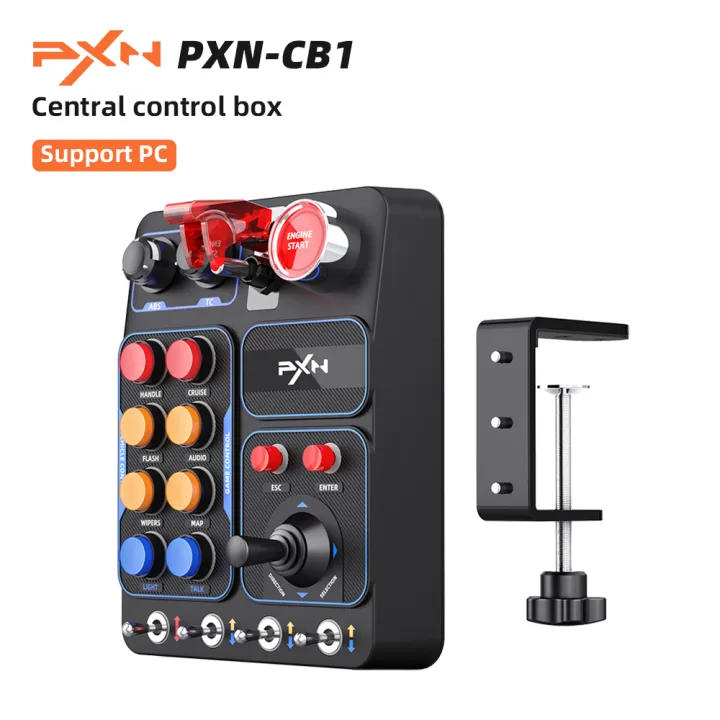 Modular Racing Game Controller Original PXN CB1 racing game central control box with fixture, equipped ...