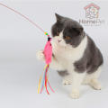 Pet cat wooden cat feather head cat litter hook set and just head. 