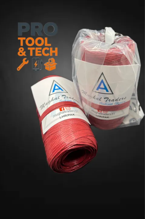 Rope Roll Rassi - Poly Dori Red Sutli For pacing - Plastic Packaging ...