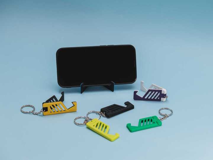 single colour new design foldable phone stand keytag,keychain,phone ...