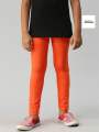 Orange tights for kids Stretchable tights for baby girls legging in best quality. 