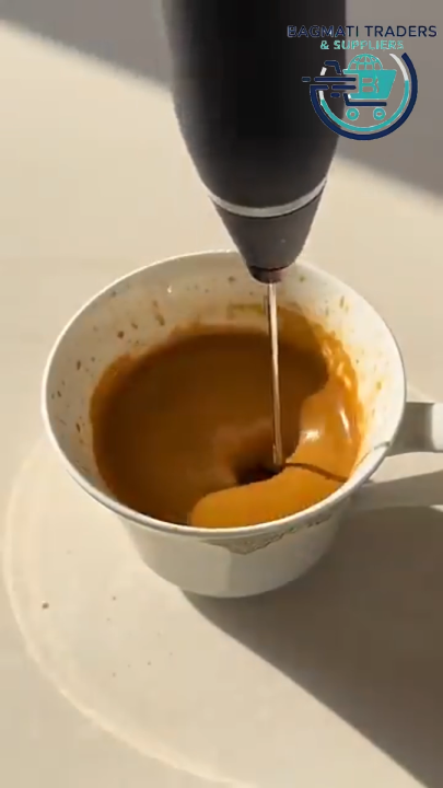 Milk Frother Handheld for Coffee, Electric Hand Foamer Blender for Drink Mixer