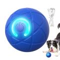 Interactive Rolling Ball Dog Toy Auto Moving Dog Toy Ball Rechargeable Vibrating Ball Toys Jumping Rolling Ball With Led light. 