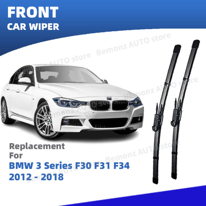 RHD Front Windshield Wiper Blades For BMW 3 Series M3 F30 F31 F34 2012 - 2018 Windscreen Sedan Touring Gran Turismo Accessories