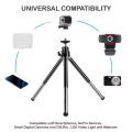 Mini Tripod with Smartphone Holder - Compatible with All iPhone & Android Smartphones. 