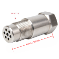 Universal  Stainless Steel SS304 Check Engine Light CEL mini catalyst O2 Sensor Spacer Adapter  M18X1.5. 