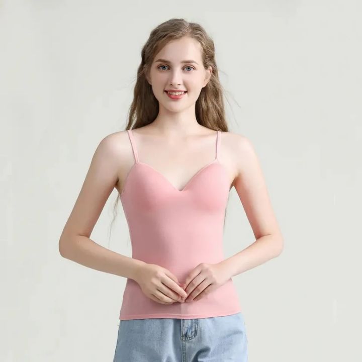 Padded%20Bra%20Shirt%20Women%20Tops%20padded%20Camisole%20breathable%20tank%20tops%20for%20women%20-%20Image%203