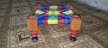 Handmade Mini Charpai Stool | Wooden & Rope Woven Small Chair | Traditional Pakistani Stool. 