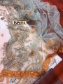 Organza fully embroidered  Dress for women. 