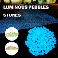 Luminous Pebbles Stones Glowing Cobblestones Colorful Gravel Pebbles Rocks Glow. 