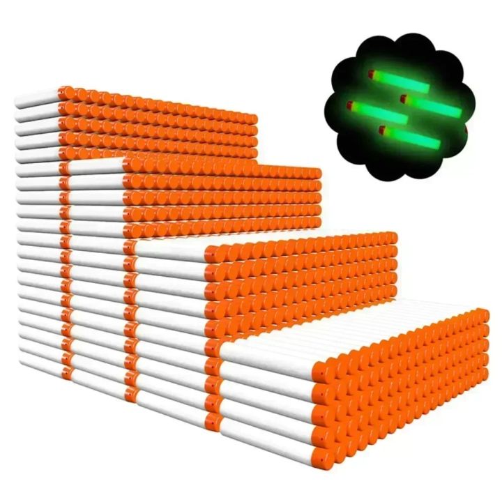 1000pcs Refill  for Nerf N Strike Elite 2.0 Series Glow at The Dark Bullets Pack – Compatible with All Elite Blasters White