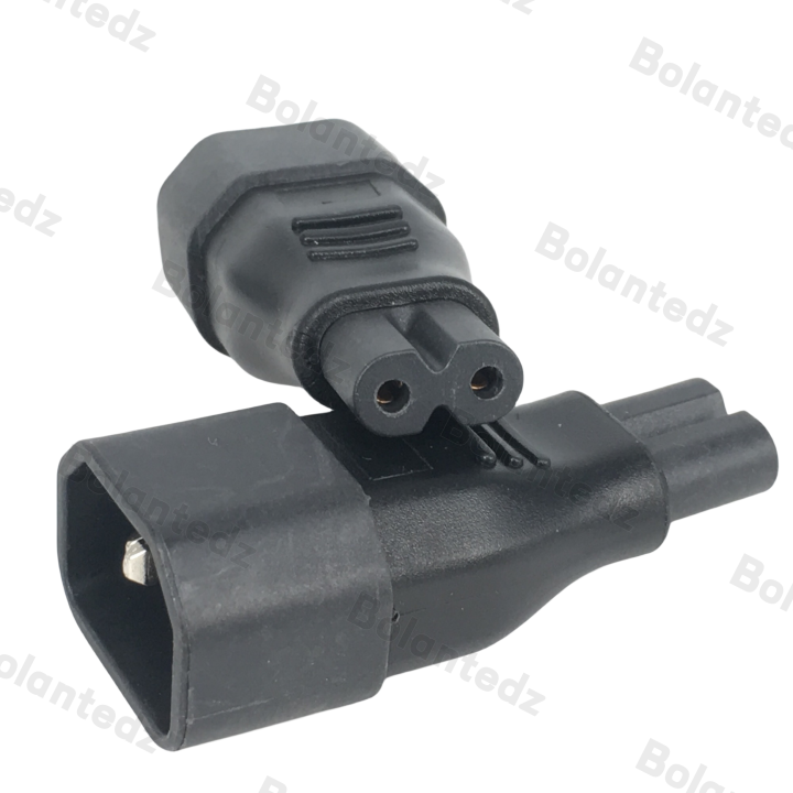 AC convert IEC C14 to C7 power adapter C14/C7 IEC C7 to C14 plug ...