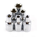 6Pcs 1/4" Ratchet Socket Set Torque wrench Torx Star Female Socket Adapter E Socket Driver Joint Hand Tools E4 E5 E6 E7 E8 E10. 