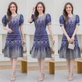 Lanna-Thai fabric dress (size 36 ") Thai cotton fabric, work wear, very beautiful work.. 