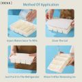 Food Storage Ice Cube Mold Giant Silicone Freezer Trays With Lid 4-Cubes Extra-Large Soup Ice Molds〔CC11〕. 