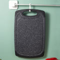 1 Piece Sesame Dot Texture Plastic Cutting Board Set, Household Cutting Board, Hangable, Non-Slip, Thickened, for Categorized Cutting.