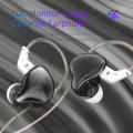 KZ EDC Earphones 1 Dynamic HIFI Bass Earbuds In Ear Monitor Headphones Sport Noise Cancelling Headse. 