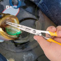 Booms Fishing H06 Multifunctional Locked Pliers 7.8in Stainless Steel Long Hook Remover Line Scissors Crimper Fishing Tools. 