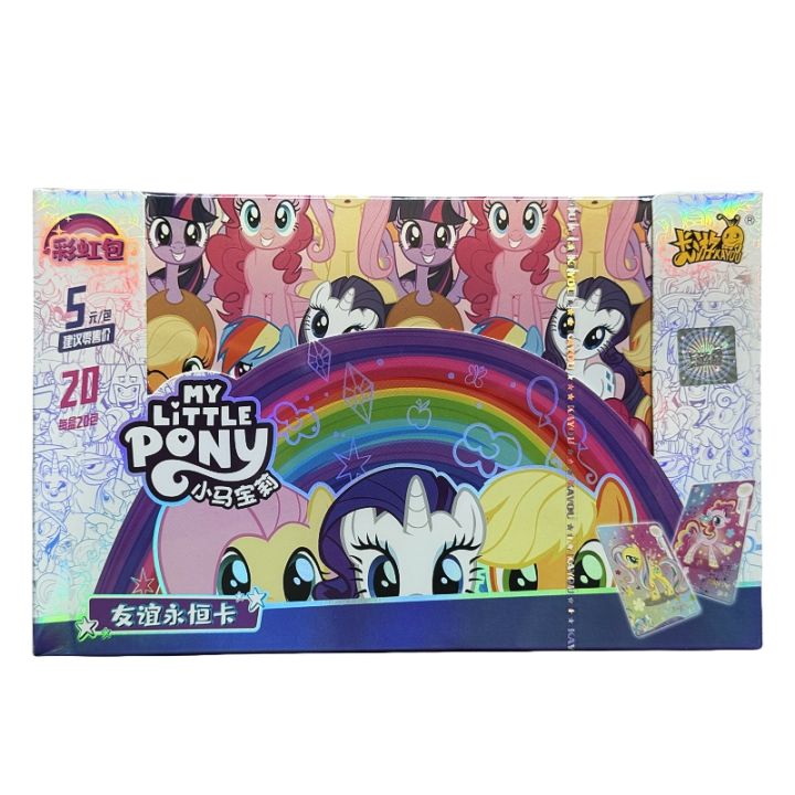 New In KAYOU My Little Pony Magic Rainbow Genuine Collection Hobby Card Classic Anime Unicorn Pegasus Alicorn Children's