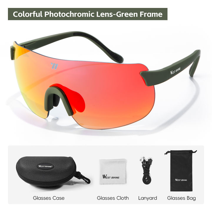 WEST%20BIKING%20HD%20Frameless%20Photochromic%20Glasses%20UV400%20Unisex%20Colorful%20Sunglasses%20Lightweight%20Cycling%20Goggles%20MTB%20Road%20Bike%20Eyewear%20-%20Image%207