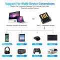 USB Bluetooth 5 1 Dongle 5.1 Driver Free Adapter Usb Bluetooth Receiver BT Transmitter aptx Mini Adapter for Windows 7/8/8.1/11. 