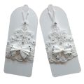 White Ivory Bridal Gloves Short Fingerless Wedding Gloves Gant Mariage Femme Accessoires Mariage Novia Bride Guantes 2025.