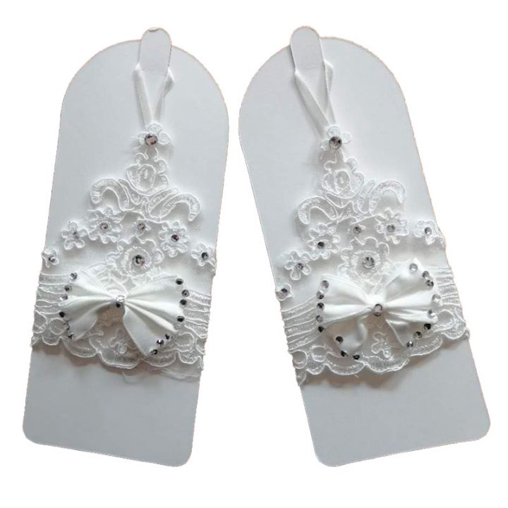 White%20Ivory%20Bridal%20Gloves%20Short%20Fingerless%20Wedding%20Gloves%20Gant%20Mariage%20Femme%20Accessoires%20Mariage%20Novia%20Bride%20Guantes%202025%20-%20Image%203