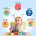 Soft Building Blocks Eva Foam Kids Educational Toys 52 Pcs  Big Size. 