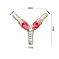 three way Valve 3 way House Connector Barb Ball Valve Y Shape. 