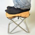 Outdoor folding pencil case small stool pocket stool portable fishing stool camping travel leisure handbag chair. 
