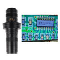 New 0.7X~4.5X Magnification 130X 180X 150X Adjustable Zoom C Mount Lens 25mm For HDMI VGA USB Industry Video Microscope Camera. 