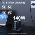 Ubigbuy 300W USB C Fast Charger Multi Port GaN 140W PD 3.1 Charging Station PPS 100W 45W for MacBook Pro M2 iPhone 15 14 Galaxy. 
