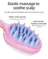 Long handle double tooth shampoo brush handle shampoo comb anti-static scalp massage comb household bath cleaning brush. 