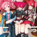 Anime Kasane Teto Cosplay Doll Plush Stuffed Dolls Cute Figure Room Decoration Abstract Wire Skeleton Cosplay Accessories .