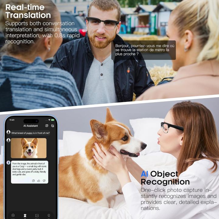 2026New%20AI%20Smart%20Glasses%20120+Language%20Translation%20800W%20Pixel%20Camera%20Video%20Music%20Player%20Call%20Business%208K%20Color%20Change%20Glasses%20Men%20-%20Image%206