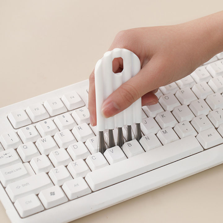 Keyboard Cup Lid Cleaning Brush Kit with Soft Brush and Multi-Function Tools Cleaner Keycap