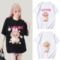 Labubu Pop Mart oversized shirt men and women fashion new style. 