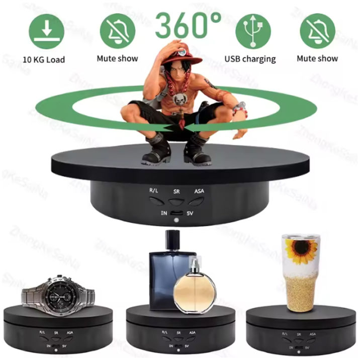 3-in-1%20Photography%20Table.360%C2%B0%20Rotating%20Table%20Adjustment%20Video%20Shooting%20Prop%20Jewelry%20Shoe%20Display%20Stand%203-speed%20Electric%20Rotation%20-%20Image%205
