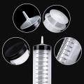 Large Syringe 100ml-550ml With 100cm Hose Measuring Reusable Injector For Pet Feeding Oil Water Drain Fluid Nutrient Big Syringe. 