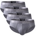 4PCS/Lot Briefs Men Bikini Male Underwear Slip Hombre Calzoncillos Hombre Men Briefs Cuecas Underpants breathable bamboo  JM358. 
