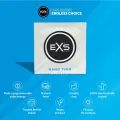 EXS Comfy Fit Nano Thin Condom | 3pcs Pack Condom for Men | Product of England.