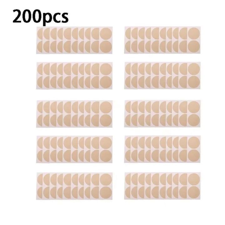 200Pcs/Set Men Nipple Cover Disposable Invisible Shirts Tights Suit Anti-Bulge Nipple Sticker Soft Breathable Waterproof for Men
