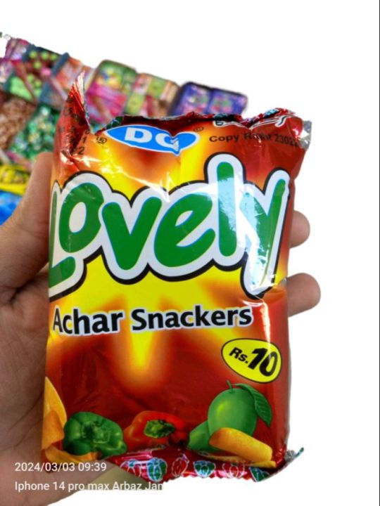 Original Lovely Achar Snackers Papad (Pack Of 12)(Maza Ka Chaska)  Perfectly Delicious Crispy Yummy Delicious 😋