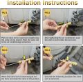 Spool Removal Tool Kit, Air Conditioner, Refrigerant Charge Valve, Adapter for R22 R12 R407 R410 R404 R32 R600 Air Conditioner. 