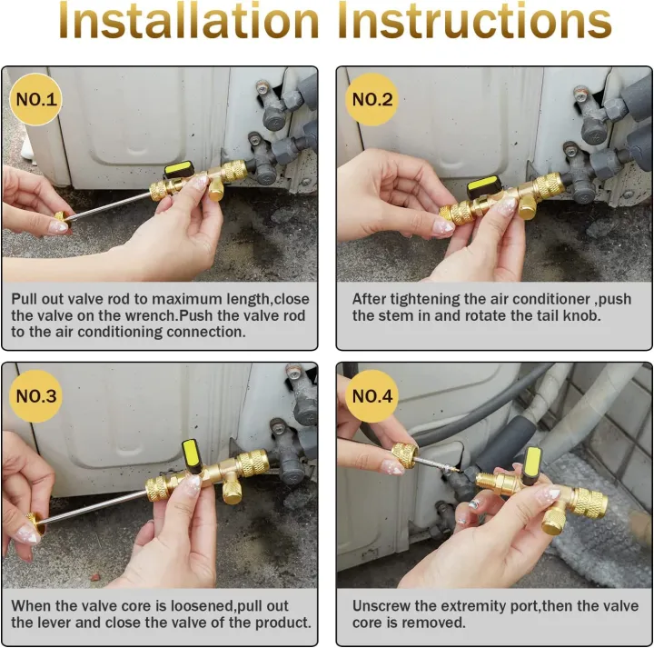 Spool%20Removal%20Tool%20Kit,%20Air%20Conditioner,%20Refrigerant%20Charge%20Valve,%20Adapter%20for%20R22%20R12%20R407%20R410%20R404%20R32%20R600%20Air%20Conditioner%20-%20Image%204