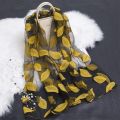 Silk Scarf Womens Summer Breeze Lightweight Sheer Wrap and Shawls Bandana Beach Organza Gauze Lace Hollow Scarf. 